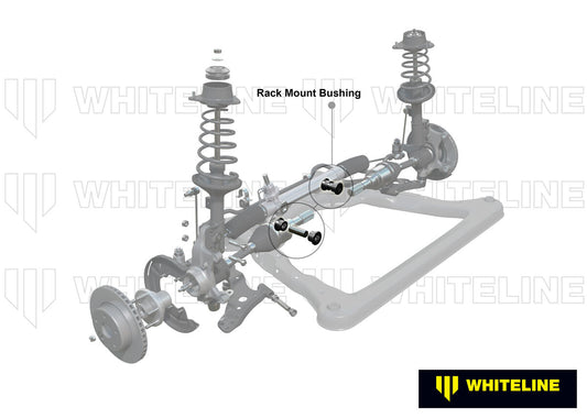 W13402 Whiteline Front Steering Rack and Pinion - Mount Bushing Kit to Suit Toyota Avensis T27 | Genuine Whiteline Suspension Component - photo 2 of 5
