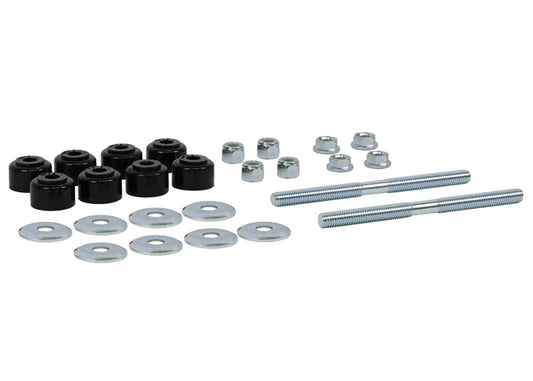 W21806S Whiteline Universal Sway Bar Link - Treaded Rod and Bushings style - 140mm With Bushings | Genuine Whiteline Suspension Component