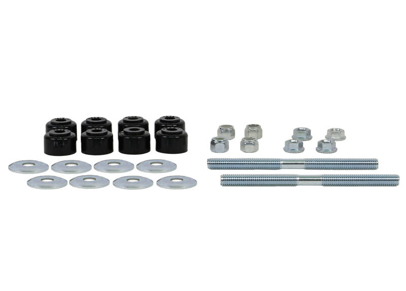 W21806S Whiteline Universal Sway Bar Link - Treaded Rod and Bushings style - 140mm With Bushings | Genuine Whiteline Suspension Component - photo 2 of 3