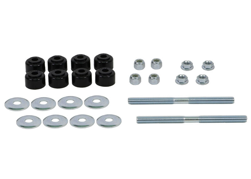 W21806S Whiteline Universal Sway Bar Link - Treaded Rod and Bushings style - 140mm With Bushings | Genuine Whiteline Suspension Component - photo 3 of 3
