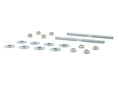 W21807 Whiteline Universal Sway Bar Link - Treaded Rod and Bushings style - 165mm Without Bushings | Genuine Whiteline Suspension Component