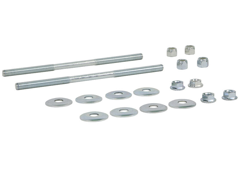 W21808 Whiteline Universal Sway Bar Link - Treaded Rod and Bushings style - 202mm Without Bushings | Genuine Whiteline Suspension Component