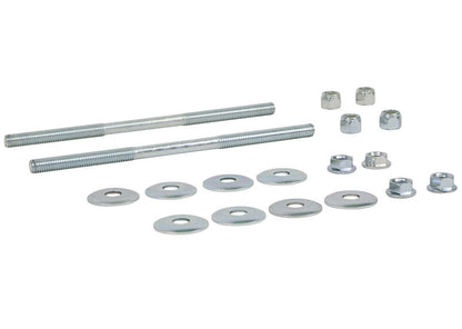W21808 Whiteline Universal Sway Bar Link - Treaded Rod and Bushings style - 202mm Without Bushings | Genuine Whiteline Suspension Component