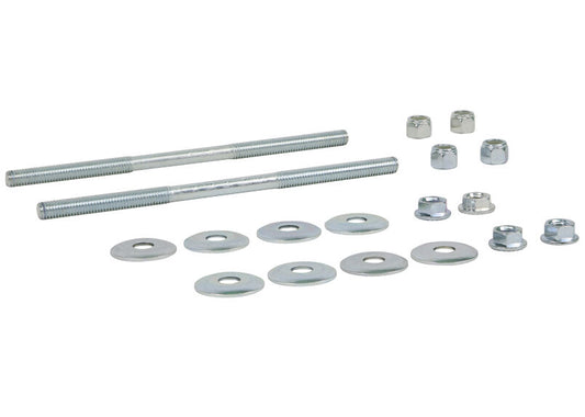 W21808 Whiteline Universal Sway Bar Link - Treaded Rod and Bushings style - 202mm Without Bushings | Genuine Whiteline Suspension Component