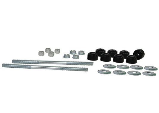 W21808S Whiteline Universal Sway Bar Link - Treaded Rod and Bushings style - 202mm With Bushings | Genuine Whiteline Suspension Component
