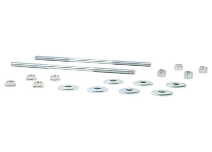 W21809 Whiteline Universal Sway Bar Link - Treaded Rod and Bushings style - 240mm Without Bushings | Genuine Whiteline Suspension Component