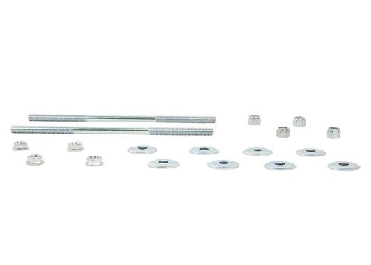 W21809 Whiteline Universal Sway Bar Link - Treaded Rod and Bushings style - 240mm Without Bushings | Genuine Whiteline Suspension Component - photo 2 of 3