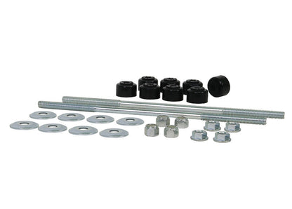 W21810S Whiteline Universal Sway Bar Link - Treaded Rod and Bushings style - 280mm With Bushings | Genuine Whiteline Suspension Component