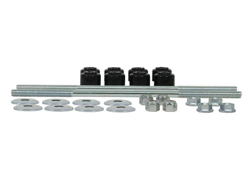W21810S Whiteline Universal Sway Bar Link - Treaded Rod and Bushings style - 280mm With Bushings | Genuine Whiteline Suspension Component - photo 2 of 3