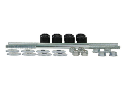W21810S Whiteline Universal Sway Bar Link - Treaded Rod and Bushings style - 280mm With Bushings | Genuine Whiteline Suspension Component - photo 2 of 3