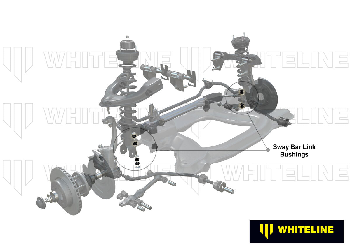 W21865 Whiteline Front Sway Bar Link - Bushing Kit to Suit | Genuine Whiteline Suspension Component - photo 2 of 6