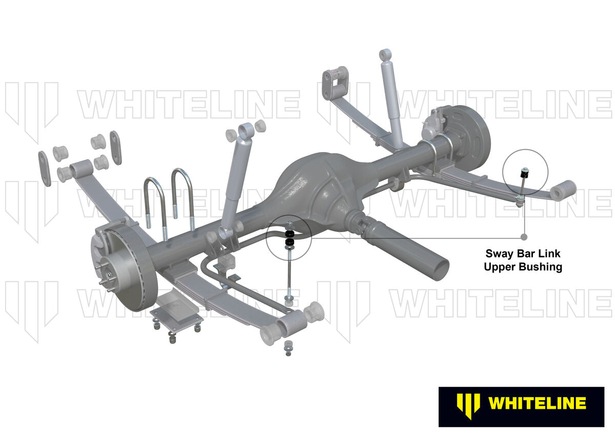 W22171 Whiteline Sway Bar Link - Upper Bushing Kit to Suit Ford F100, F250, F350 and Bronco | Genuine Whiteline Suspension Component - photo 2 of 6