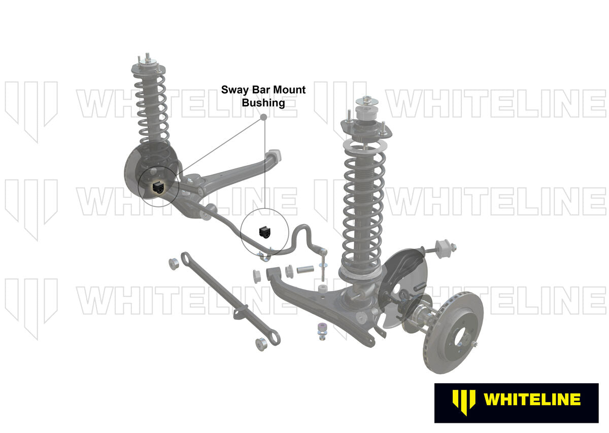 W22801 Whiteline Rear Sway Bar Mount - Bushing Kit 20mm to Suit BMW 3 Series, M3, 5 Series, M5 and Z4, Z4M | Genuine Whiteline Suspension Component - photo 2 of 5