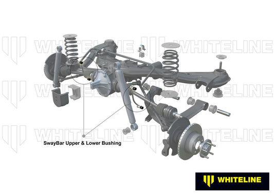 W23034 Whiteline Rear Sway Bar Link - Bushing Kit to Suit Holden Commodore VN-VX and HSV | Genuine Whiteline Suspension Component - photo 2 of 6