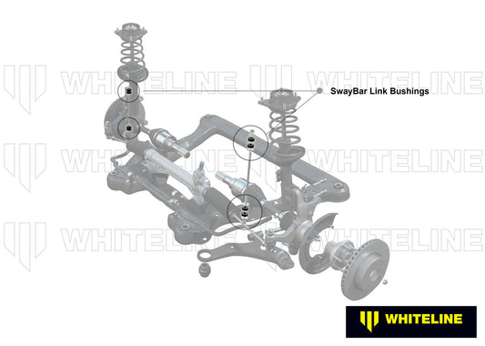 W23365 Whiteline Front Sway Bar Link - Bushing Kit to Suit Toyota Echo NCP10, 12, 13 | Genuine Whiteline Suspension Component - photo 2 of 5