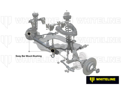 W23463 Whiteline Front Sway Bar Mount - Bushing Kit 24mm to Suit Toyota Tarago YR20 | Genuine Whiteline Suspension Component - photo 2 of 5