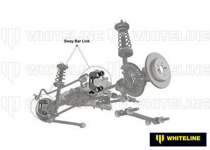 W23480 Whiteline Rear Sway Bar Link to Suit Subaru Forester, Impreza, Liberty and Outback | Genuine Whiteline Suspension Component - photo 2 of 4