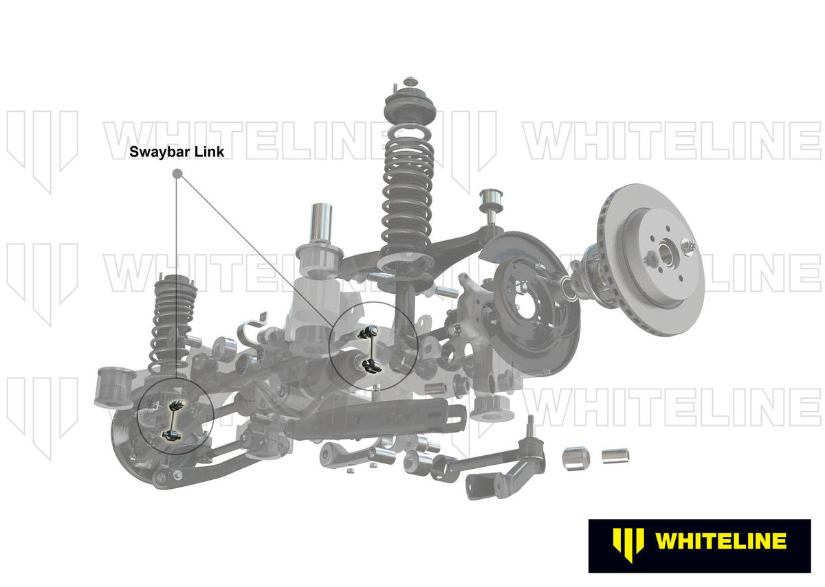 W23728 Whiteline Rear Sway Bar Link to Suit BMW 3 Series, M3, 5 Series, M5, 6 Series, M6, 7 Series | Genuine Whiteline Suspension Component - photo 3 of 5