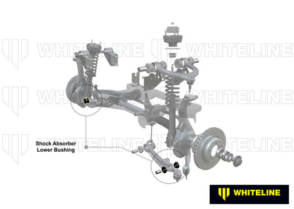 W33337 Whiteline Front Shock Absorber - To Control Arm Bushing Kit to Suit Ford Falcon FG, FGX and FPV | Genuine Whiteline Suspension Bush - photo 2 of 5