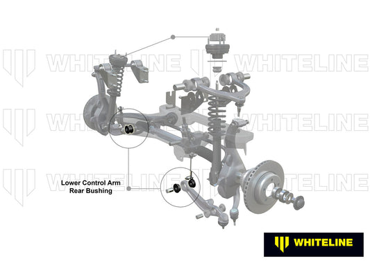 W53396 Whiteline Front Lower Control Arm - Bushing Kit to Suit Mazda6 GG, GY | Genuine Whiteline Suspension Component - photo 2 of 5