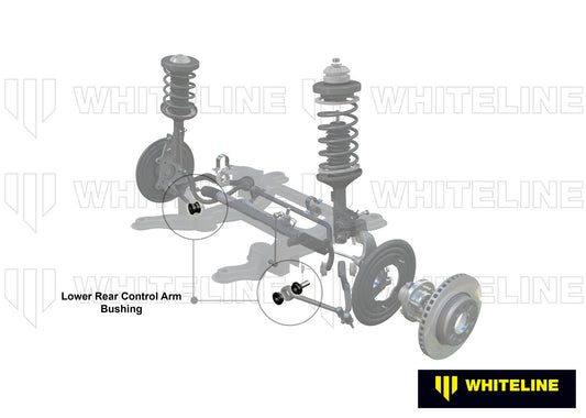 W53453 Whiteline Front Lower Control Arm - Bushing Kit to Suit BMW 1, 3 Series and Z4 | Genuine Whiteline Suspension Component - photo 2 of 5