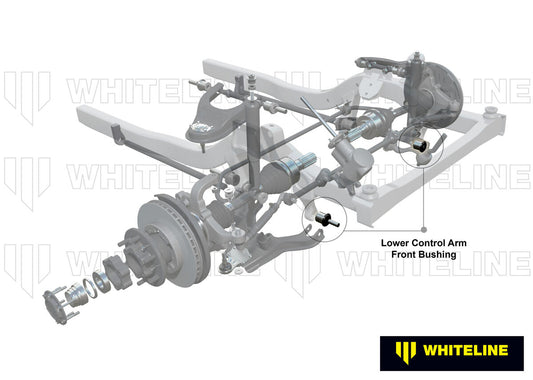 W53469 Whiteline Front Lower Control Arm - Inner Front Bushing Kit to Suit Mitsubishi L400 | Genuine Whiteline Suspension Component - photo 2 of 5