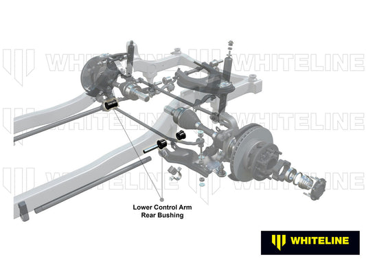 W53470 Whiteline Front Lower Control Arm - Inner Rear Bushing Kit to Suit Mitsubishi L400 | Genuine Whiteline Suspension Component - photo 2 of 5