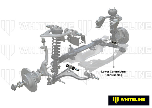 W53480 Whiteline Front Lower Control Arm - Inner Rear Bushing Kit to Suit Land Rover Discovery and Range Rover Sport | Genuine Whiteline Suspension Component - photo 2 of 5