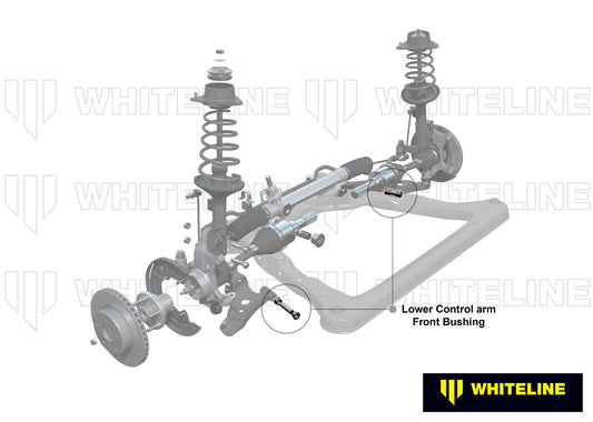 W53588 Whiteline Front Lower Control Arm - Inner Front Bushing Kit to Suit Holden Barina and Combo | Genuine Whiteline Suspension Component - photo 2 of 5