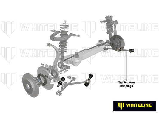 W61446 Whiteline Rear Trailing Arm Lower - Bushing Kit to Suit Toyota Camry, Celica Corolla and Kluger | Genuine Whiteline Suspension Component - photo 2 of 6