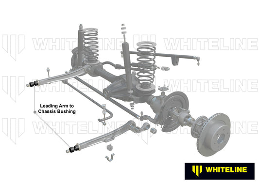 W61607 Whiteline Rear Trailing Arm Lower - Front Bushing Kit to Suit Mitsubishi Pajero NA-NG | Genuine Whiteline Suspension Component - photo 2 of 5