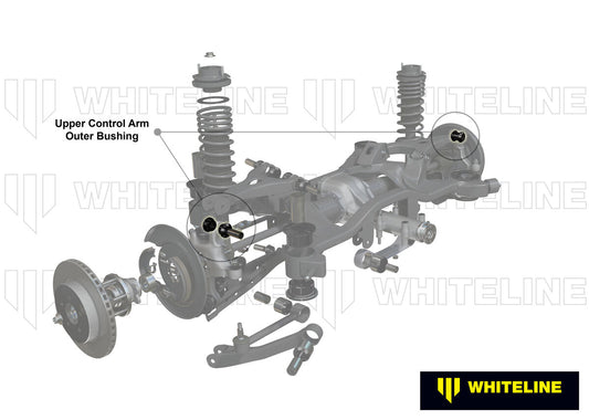 W62622 Whiteline Rear Control Arm - Outer Bushing Kit to Suit BMW 3 Series, M3 E36, E46 and Z4 E85, E86 | Genuine Whiteline Suspension Component - photo 2 of 6