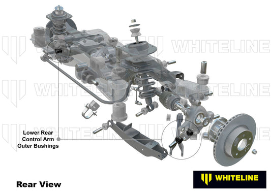 W62716 Whiteline Rear Control Arm Lower Rear - Outer Bearing Kit to Suit Holden Commodore VE, VF and HSV | Genuine Whiteline Suspension Component - photo 2 of 5