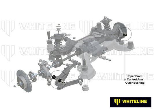 W63103 Whiteline Rear Toe Arm Outer - Bushing Kit to Suit Mazda RX-7 FD Series VI, VII, VIII | Genuine Whiteline Suspension Component - photo 2 of 5