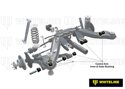 W63366 Whiteline Rear Camber/Toe Kit - Single/2 Bolt Design 2deg to Suit Holden Commodore VN-VX and HSV | Genuine Whiteline Suspension Component - photo 2 of 5