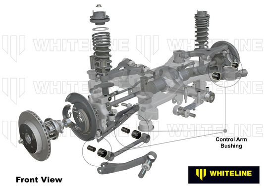 W63393 Whiteline Rear Control Arm Lower Front - Bushing Kit to Suit Subaru Liberty and Outback | Genuine Whiteline Suspension Component - photo 2 of 5