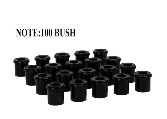 W71021-100 Whiteline Rear Leaf Spring - Bushing Kit Bulk Pack to Suit Holden Colorado, Rodeo, Isuzu D-Max and LDV T60 | Genuine Whiteline Suspension Component