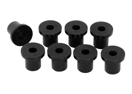 W71023 Whiteline Rear Leaf Spring - Rear Eye and Shackle Bushing Kit to Suit Holden FJ-WB | Genuine Whiteline Suspension Component
