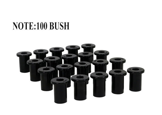 W71050-100 Whiteline Rear Leaf Spring - Shackle Bushing Kit to Suit Mitsubishi Challenger, L300, Pajero and Triton | Genuine Whiteline Suspension Component