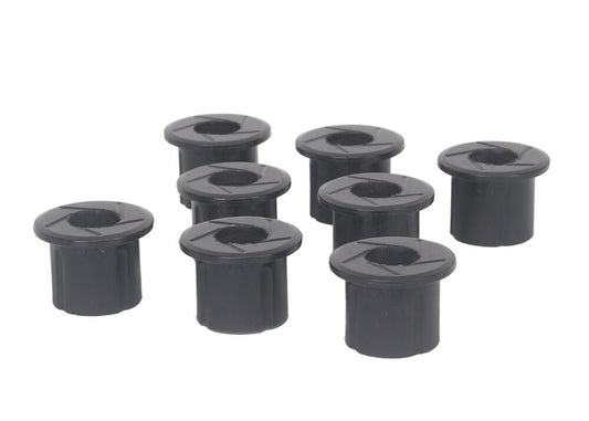 W71060 Whiteline Rear Leaf Spring - Rear Eye and Shackle Bushing Kit to Suit Nissan Nazara D21 2wd/4wd | Genuine Whiteline Suspension Component