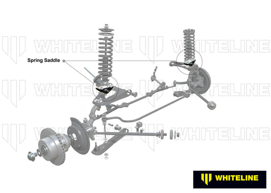 W71407G Whiteline Front Spring Saddle - Kit to Suit Ford Falcon/Fairlane XK-XF and Mustang Classic | Genuine Whiteline Suspension Component - photo 2 of 4