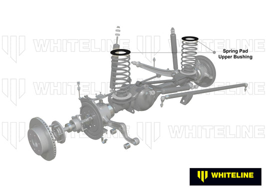 W73404 Whiteline Coil Spring Pad - Bushing Kit to Suit Toyota Land Cruiser, Prado and 4Runner | Genuine Whiteline Suspension Component - photo 2 of 6