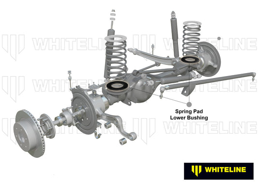 W73405 Whiteline Front Coil Spring Pad - Lower Bushing Kit to Suit Nissan Patrol GQ, GU and Ford Maverick DA | Genuine Whiteline Suspension Component - photo 2 of 5