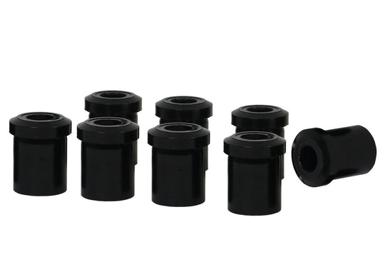 W73408 Whiteline Rear Leaf Spring - Rear Eye and Shackle Bushing Kit to Suit Hyundai iLoad and LDV G10 | Genuine Whiteline Suspension Component