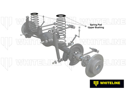 W73415 Whiteline Front Coil Spring Pad - Bushing Kit to Suit Jeep Cherokee XJ and Wrangler TJ, JK | Genuine Whiteline Suspension Component - photo 2 of 5