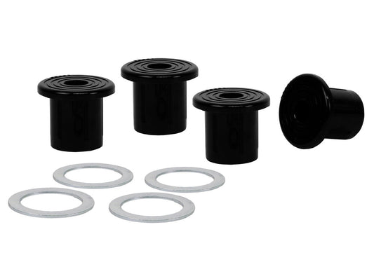W73438A Whiteline Rear Leaf Spring - Shackle Bushing Kit to Suit Toyota Land Cruiser 76, 78 and 79 Series | Genuine Whiteline Suspension Component