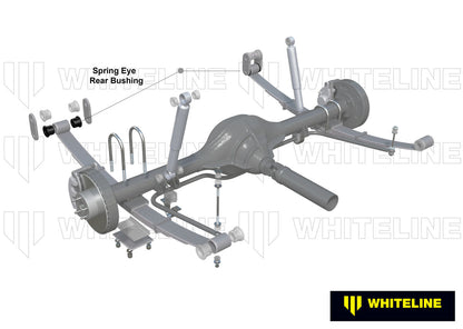 W73465 Whiteline Rear Leaf Spring - Rear Eye Bushing Kit to Suit Fiat Ducato 250 and Peugeot Boxer | Genuine Whiteline Suspension Component - photo 2 of 5