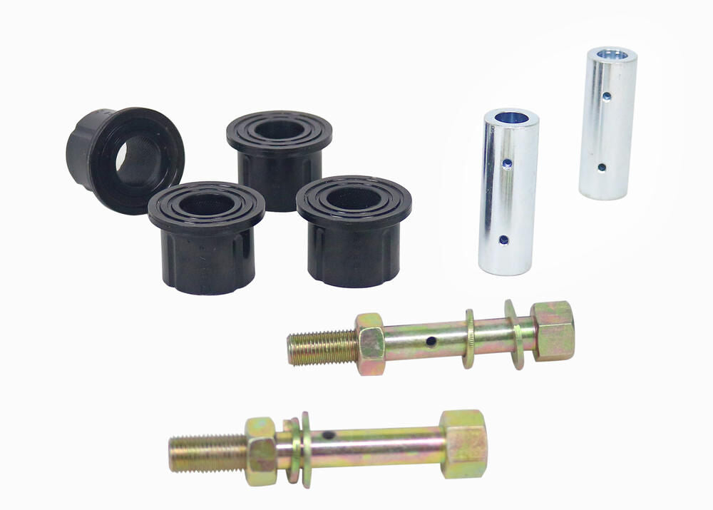 W73831 Whiteline Rear Leaf Spring - Front Eye Bushing and Greaseable Pin Kit to Suit Nissan Navara D40, D23 | Genuine Whiteline Suspension Component - photo 2 of 3