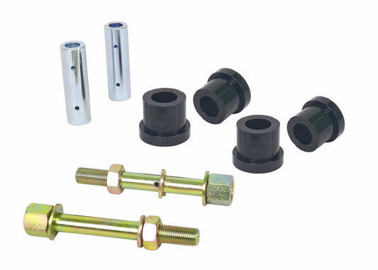 W73832 Whiteline Rear Leaf Spring - Front Eye Bushing and Greaseable Pin Kit to Suit Mitsubishi Triton MR, MQ | Genuine Whiteline Suspension Component