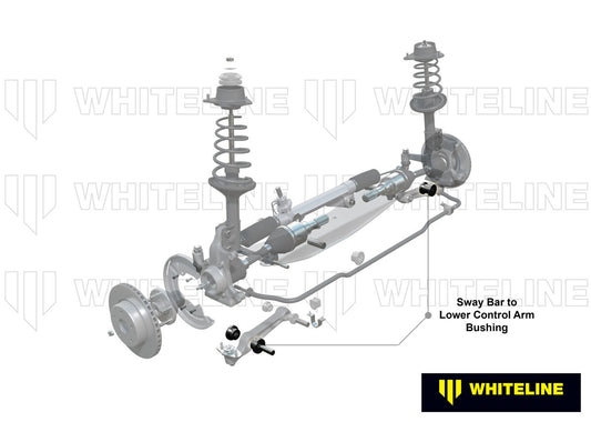 W81048 Whiteline Front Strut Rod - To Chassis Bushing Kit to Suit Ford Cortina TC, TD | Genuine Whiteline Suspension Component - photo 2 of 6